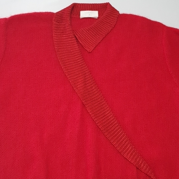 Nina Ricci Week End Ribbed Knitted Rose Sweater - Picture 8 of 11